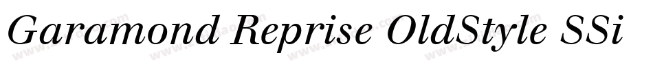 Garamond Reprise OldStyle SSi Bold字体转换